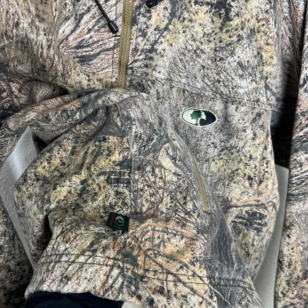 Mossy Oak Apparel ScentStop Camo Jacket Hooded Zip Pocket‎ M Hunting Archery
